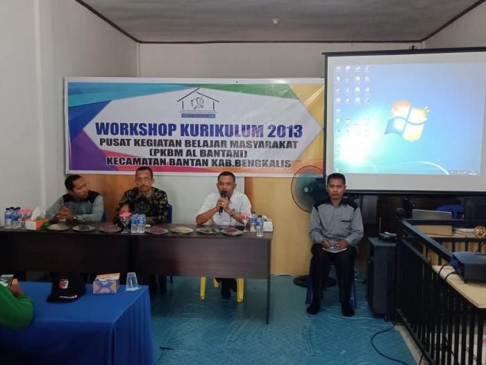 PKBM Albantani Kecamatan Bantan Taja Workshop Kurikulum 2013