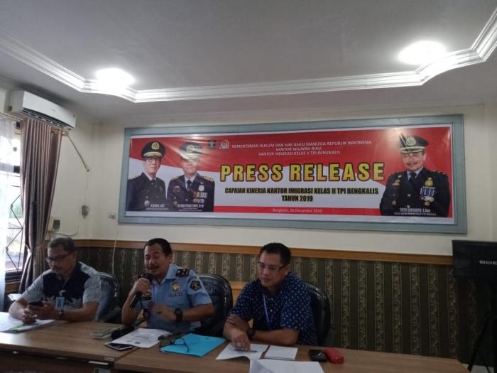 Imigrasi Bengkalis Paparkan Capaian Kinerja Tahun 2019