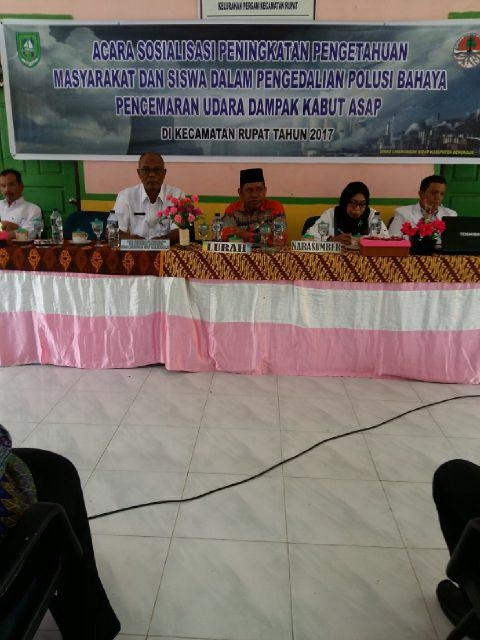 DLH Sosialisasi Pencemaran Kabut Asap