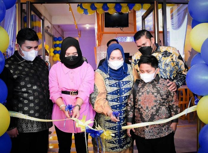 Bupati Bengkalis Resmikan Grand Opening Street Boba UMKM Kecamatan Mandau