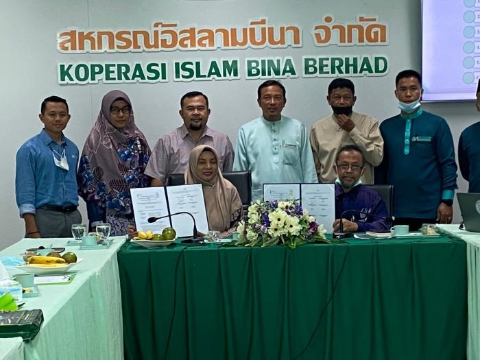Ketua STIE Syariah Bengkalis Khodijah Ishak Jalin Kerjasama dengan Koperasi Bina Berhard Thailand 