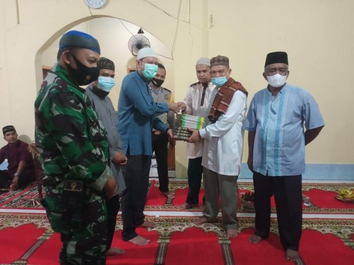 Personil Koramil 9 Minas Serma Zulkifli Giat Ikuti Safari Ramadhan