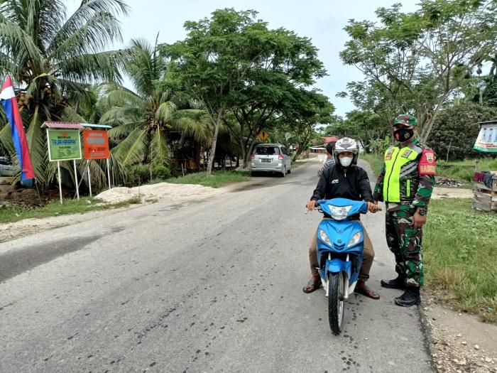 Putus Covid 19, Koptu Franky Lakukan Sosialisasi Prokes di Kecamatan Pusako