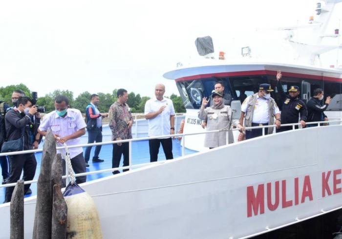 Kabar Gembira, Pelabuhan BSSR Mulai Beroperasi, Bupati Kasmarni Buka Pelepasan Perdana