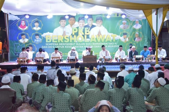 Sholawat Bergema di Kantor DPC PKB Bengkalis, Doakan Keselamatan Negeri dan Para Muassis