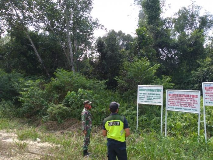 Cegah Terjadinya Kebakaran, Serda Andi Tiajaya Giat Lakukan Patroli