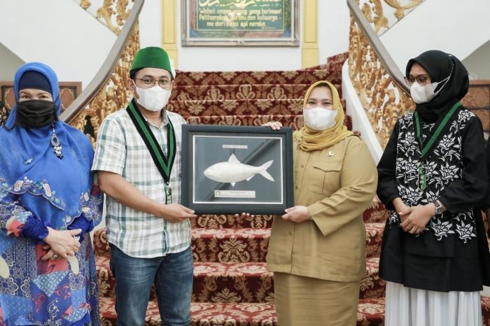 Terima Audiensi, Bupati Kasmarni Minta HMI Bersinergi Membangun Daerah