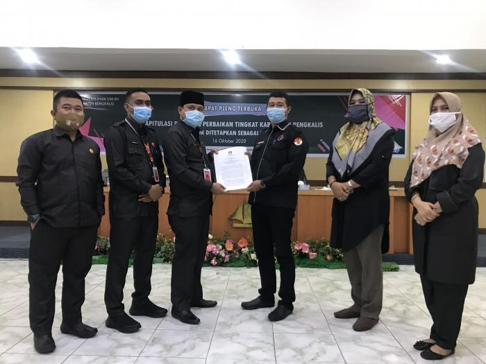 385.981 DPT Kabupaten Bengkalis Ditetapkan Melalui Rapat Pleno Terbuka Oleh KPU Bengkalis