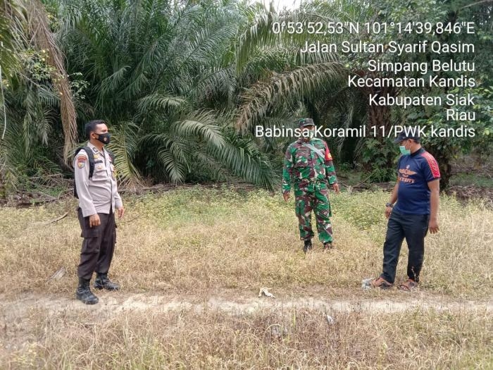 Cegah Kebakaran, Serda Julia Darma Giat Lakukan Patroli