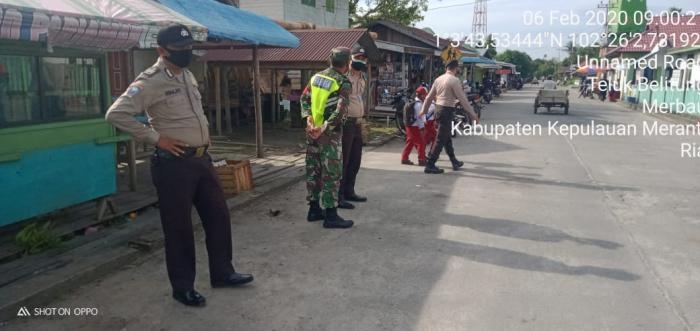 Babinsa Kelurahan Teluk Belitung Gelar Operasi Penegakan Disiplin