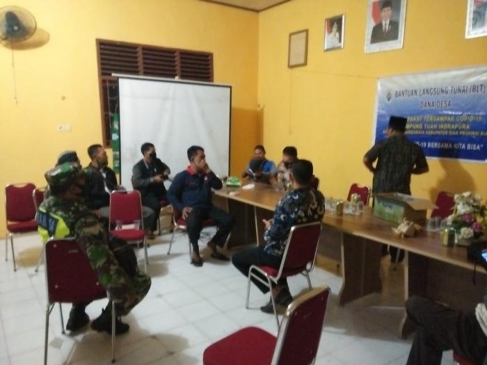 Cegah Penyebaran Covid 19, Babinsa Desa Suak Gelar Patroli Yustisi 