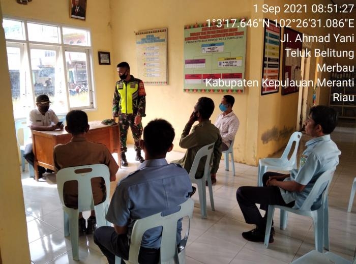 Cegah Kerusakan Hutan, Babinsa Kelurahan Teluk Belitung Serka Eri Efrianto Gelar Sosialisasi