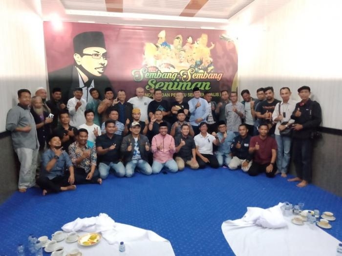 Syahrial Fasilitasi Sembang-sembang Seniman Bengkalis