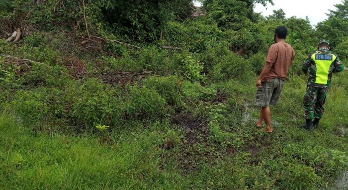 Cegah Karlahut, Koramil 08/Merbau gelar patroli di Desa binaan