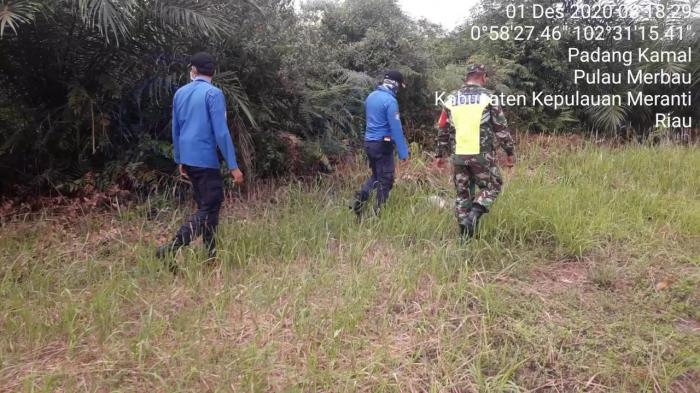 Anggota Danramil 08/Merbau Kembali Gelar Patroli Pengamanan.