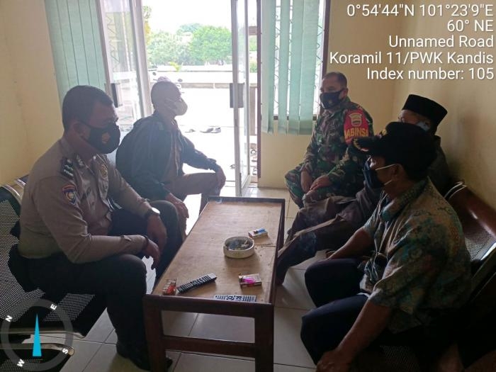 Bina Warga Binaan, Personil Koramil 11 Kandis Gelar Komsos di Kampung Belutu