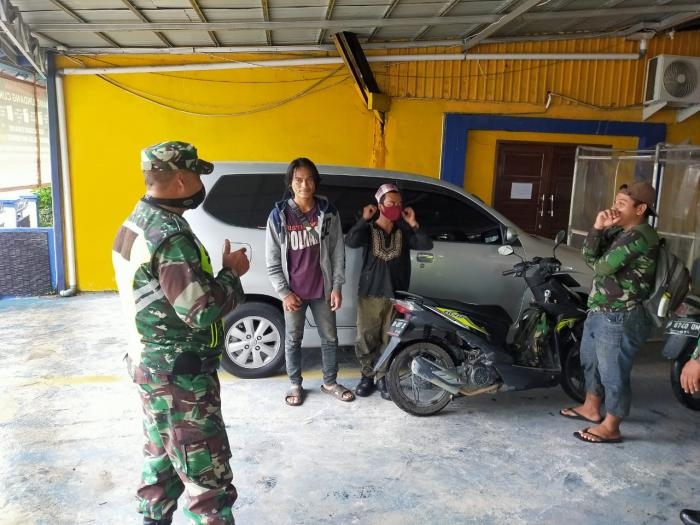 Personil Koramil 1 Bengkalis Kembali Lakukan Kegiatan Komsos