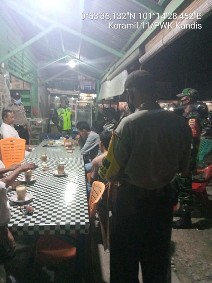 Personil TNI 11 Kandis Kembali Gelar Operasi Di Posko Penyekatan Mudik