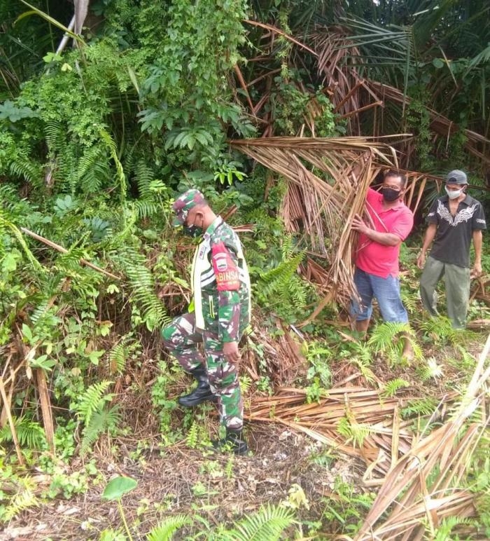 Cegah Api, Personil Koramil 08 Merbau Kembali Gelar Patroli Karlahut