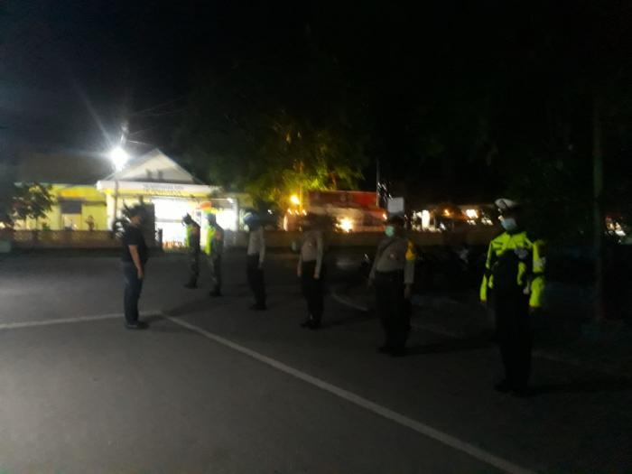 Cegah Covid - 19, Koramil 02/Tebing Tinggi kembali laksanakan patroli gabungan.