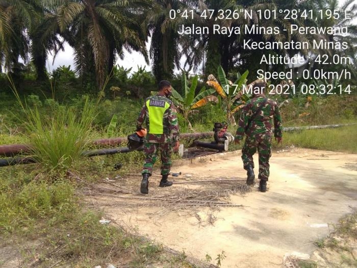 Jaga Objek Vital Nasional, Tim Gabungan TNI Lakukan Patroli