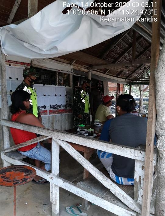 Babinsa Koramil 11/Pwk Kandis kembali lakukan operasi Gakplin di Kampung Kandis