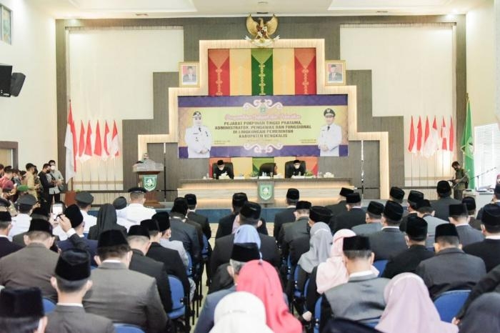 Usai Melantik, Ini Pesan Bupati Kasmarni Kepada Seluruh Pejabat Tinggi Bengkalis 
