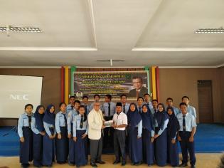 Syamsurizal Sosialisasi 4 Pilar Dengan Ratusan Pelajar di Bengkalis