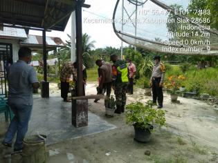 Cegah Covid 19, Serda Bosur Siregar Terapkan Aturan Prokes di Kampung Libo Jaya