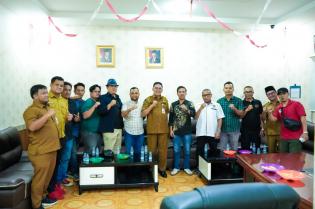 PWI Dan Diskoimpotik Bengkalis Perkuat Kemitraan 