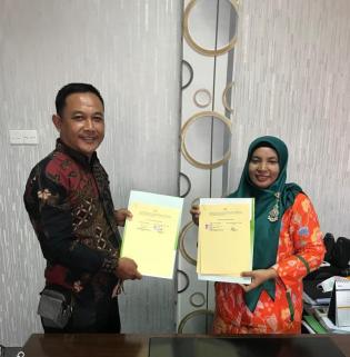 STIE Syariah Bengkalis Teken MoU Bersama SMUN 1 Bukit Batu