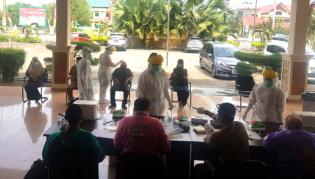 Cegah Meluasnya Covid-19, Seluruh ASN dan Tenaga Honorer Dinas PUPR Bengkalis Lakukan Sweb Masal