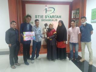 Mahasiswa STIE Syariah Bengkalis Raih Juara 2 Turnamen Futsal Cup I Se Riau