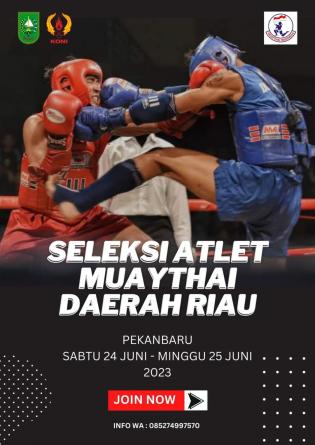 15 Petarung Muaythai Bengkalis Ikut Selekda di Pekanbaru 