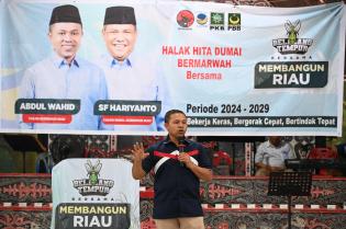 Cagubri Abdul Wahid Sebut Kota Dumai Akan Disiapkan Sebagai Kota Maju Gerbang Ekonomi Riau