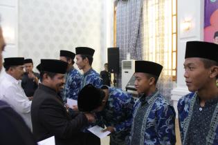 Bupati Bengkalis Resmi Melepas 11 Orang Ibadah Umroh 