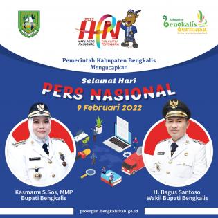 Sebagai Mitra Pemerintah, BUPATI Kasmarni Ucapkan Selamat Hari Pers Nasional (HPN)