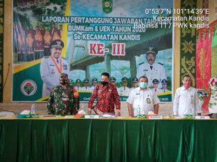 Anggota Koramil 11 Kandis Ikuti Kegiatan Tahunan BUM Kam dan UEK 