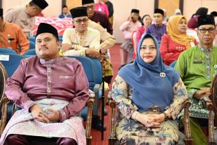 HUT Ke - 80 RI, Bupati Bengkalis Kasmarni dan Forkopimda Dengarkan Pidato Kenegaraan Presiden Prabow