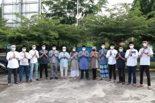 Peduli Di Bulan Suci Ramadhan, HIPMI Bengkalis Bagikan 50 Paket Sembako Kepada Warga