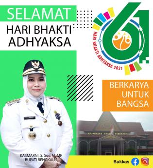 Bupati Kasmarni Ucapkan Selamat Hari Bhakti Adhyaksa (HBA) Ke - 61