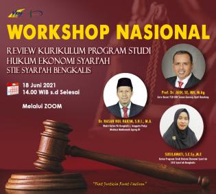 Review Kurikulum Program Studi, STIE Syariah Bengkalis Gelar Workshop Nasional