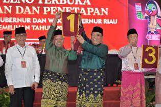 No.Urut 1 Abdul Wahid : Mudah - Mudahan Ini Pertanda Kami Sebagai Gubernur Riau