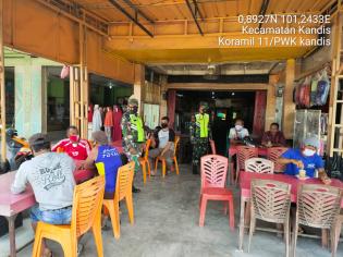 Babinsa Kelurahan Simpang Belutu Gelar Operasi Bantuan Kemanusiaan