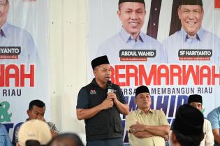Abdul Wahid : Mari Kita Tolong Kampung Kita Dengan Cara Pilih Pemimpin Yang Amanah