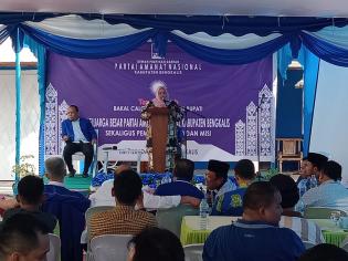 Kasmarni Hadiri Temu Ramah Cakada Yang Digelar DPD PAN Bengkalis