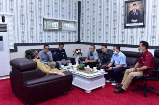 Direktur Polbeng Terpilih Silaturahmi Ke Plh Bupati Bengkalis, Ini Harapan Bustami HY