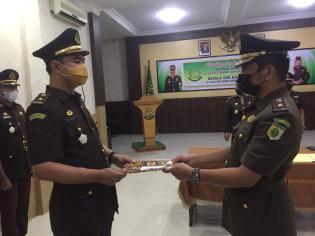 Jabatan Kasi Intel Dan Kasubagbin Kajari Bengkalis Resmi Sertijab