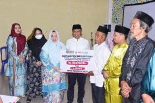 Bupati Kasmarni dan Rombongan Lanjut Safari Ramadhan di Kecamatan Bandar Laksamana 