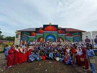 Pemdes Pematang Duku Ikuti Pawai Taaruf Sukseskan MTQ Ke - 57 Kecamatan Bengkalis 